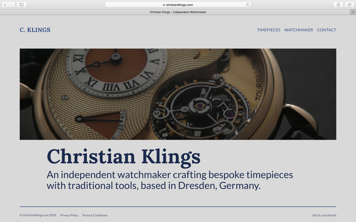 Christian Klings Website After