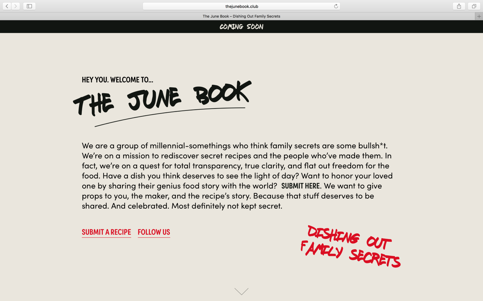 The June Book Website